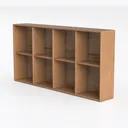 Best Choice Products 8-Cube Storage Organizer Left 45 Degree View