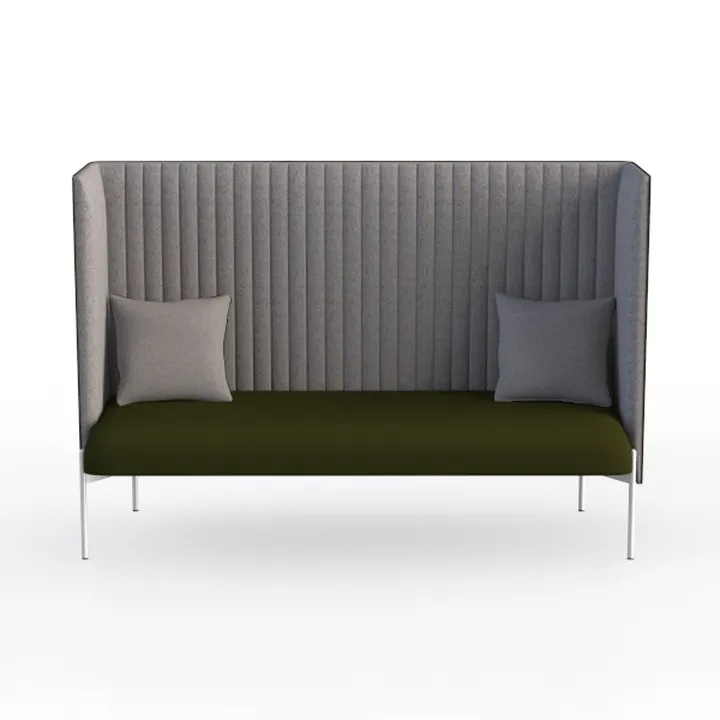 ZOBIDO Velvet Couch Modern Loveseat Sofa Twin Size