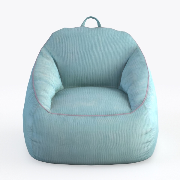 Bean Bag Chair, 3 ft. Plastic Bean Bag Chair with 