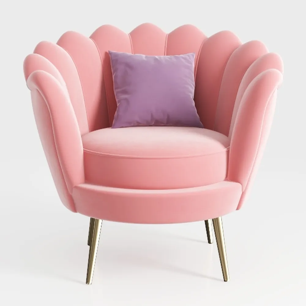 Manhattan Comfort Rosemont Velvet Accent Armchair,