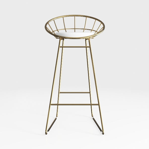 Addison 30 in. Gold Bar Stool