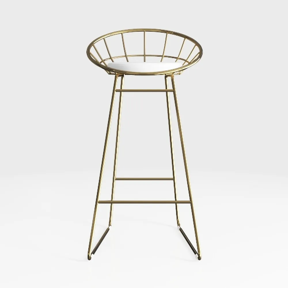 Addison 30 in. Gold Bar Stool