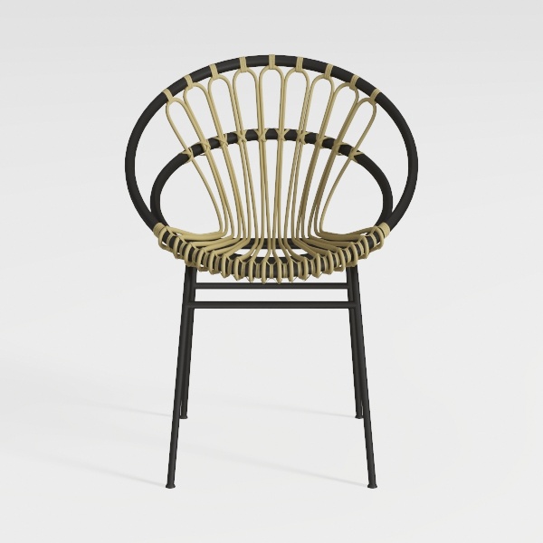 Baxton Studio Garan Modern Bohemian Natural Brown