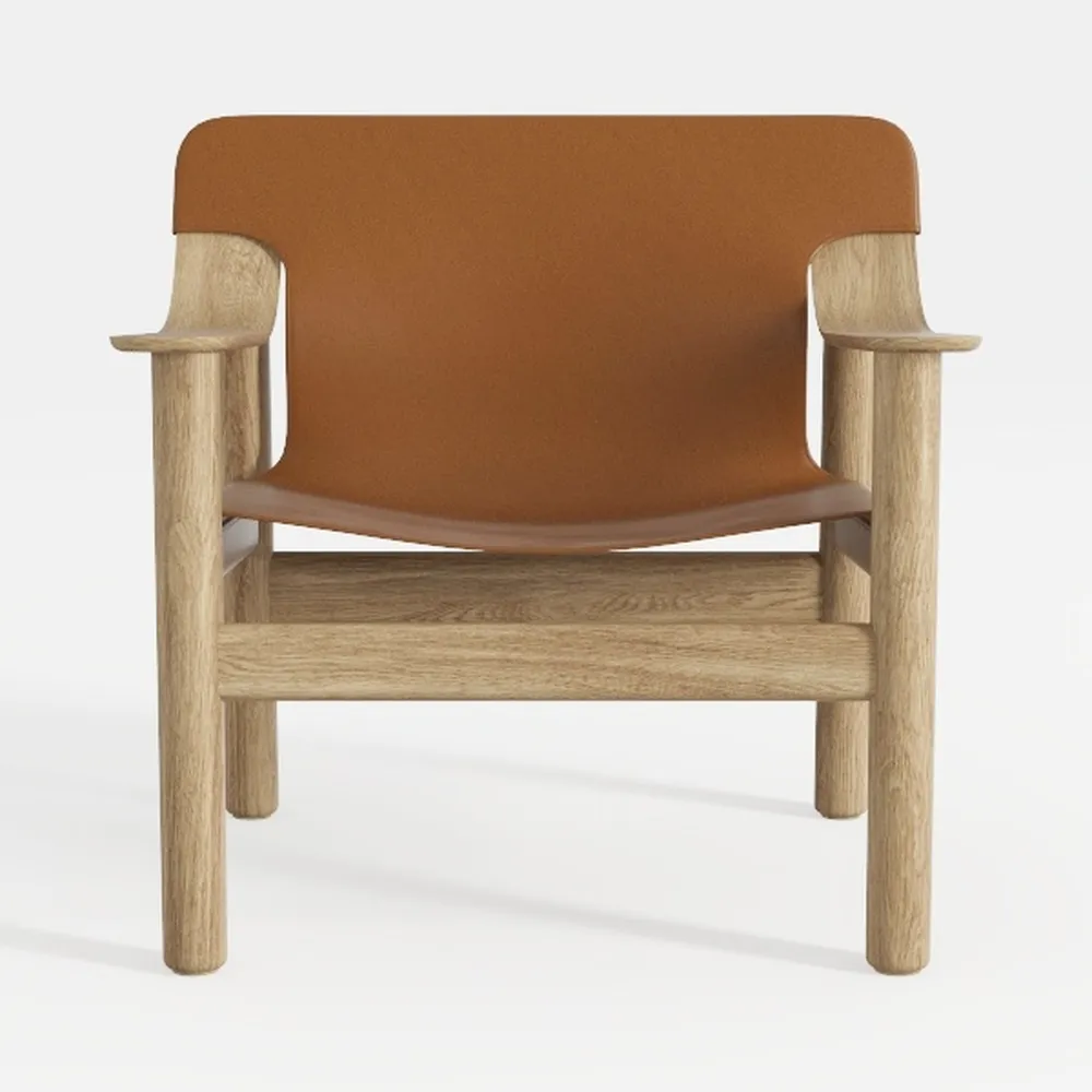 Modway Jensen Vegan Leather Accent Chair in Natura