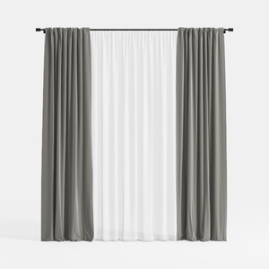 MIULEE Natural Pinch Pleated 100% Blackout Linen
