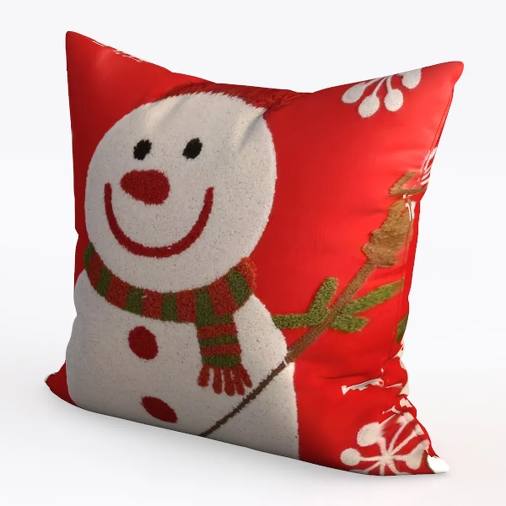 Sunnyglade 4PCS 18"x18" Christmas Throw Pillow Cov