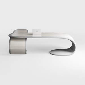 Guyii Irregular Computer Office Desk, 62.2" Office