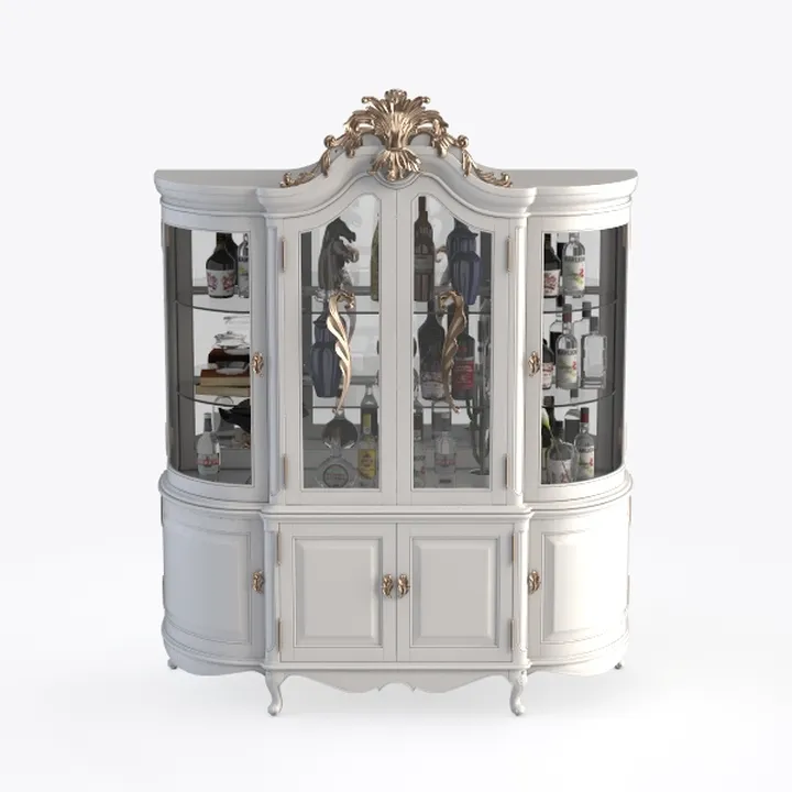 bookcase-Baroque Splendor