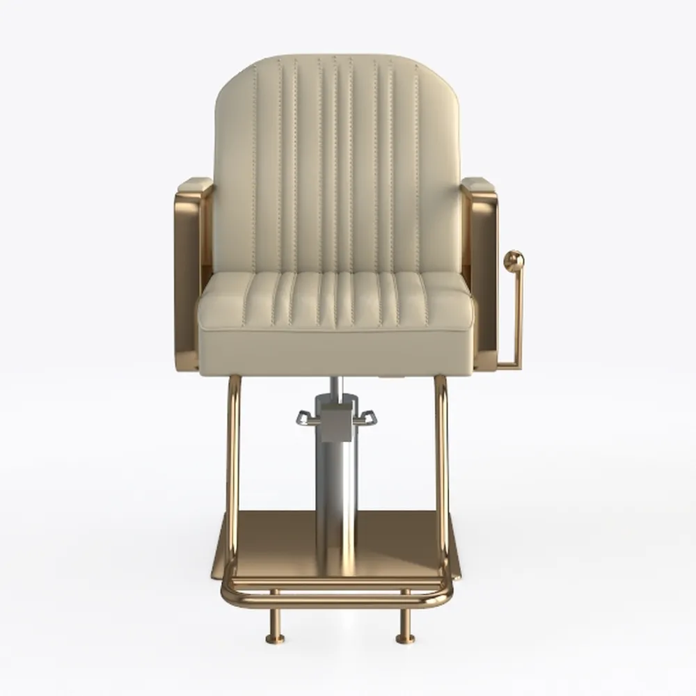 Armless Office Desk Chair Swivel PU Leather Vanity