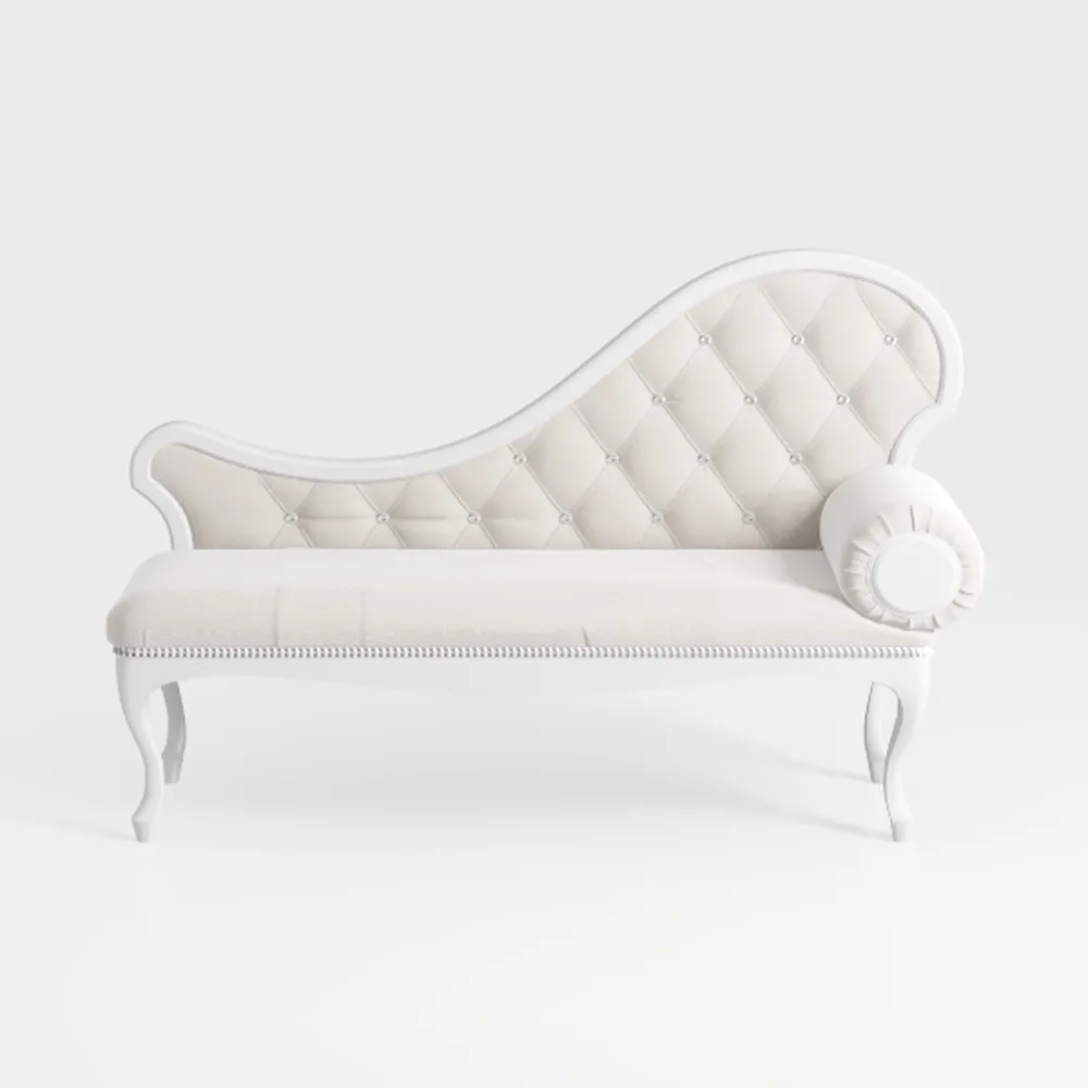 HomSof Modern Armless Chaise Lounge Indoor Chair