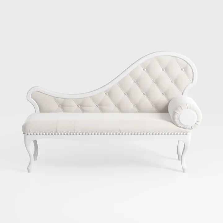 HomSof Modern Armless Chaise Lounge Indoor Chair