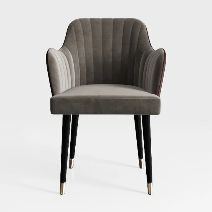 Faux Leather Dining Chairs Set of 2, Modern