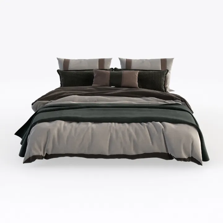 LSIGHTUS Vintage Brown Full Size Bed Frame, Uphols