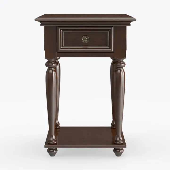 Multifunctional Side Table with USB Outlet for