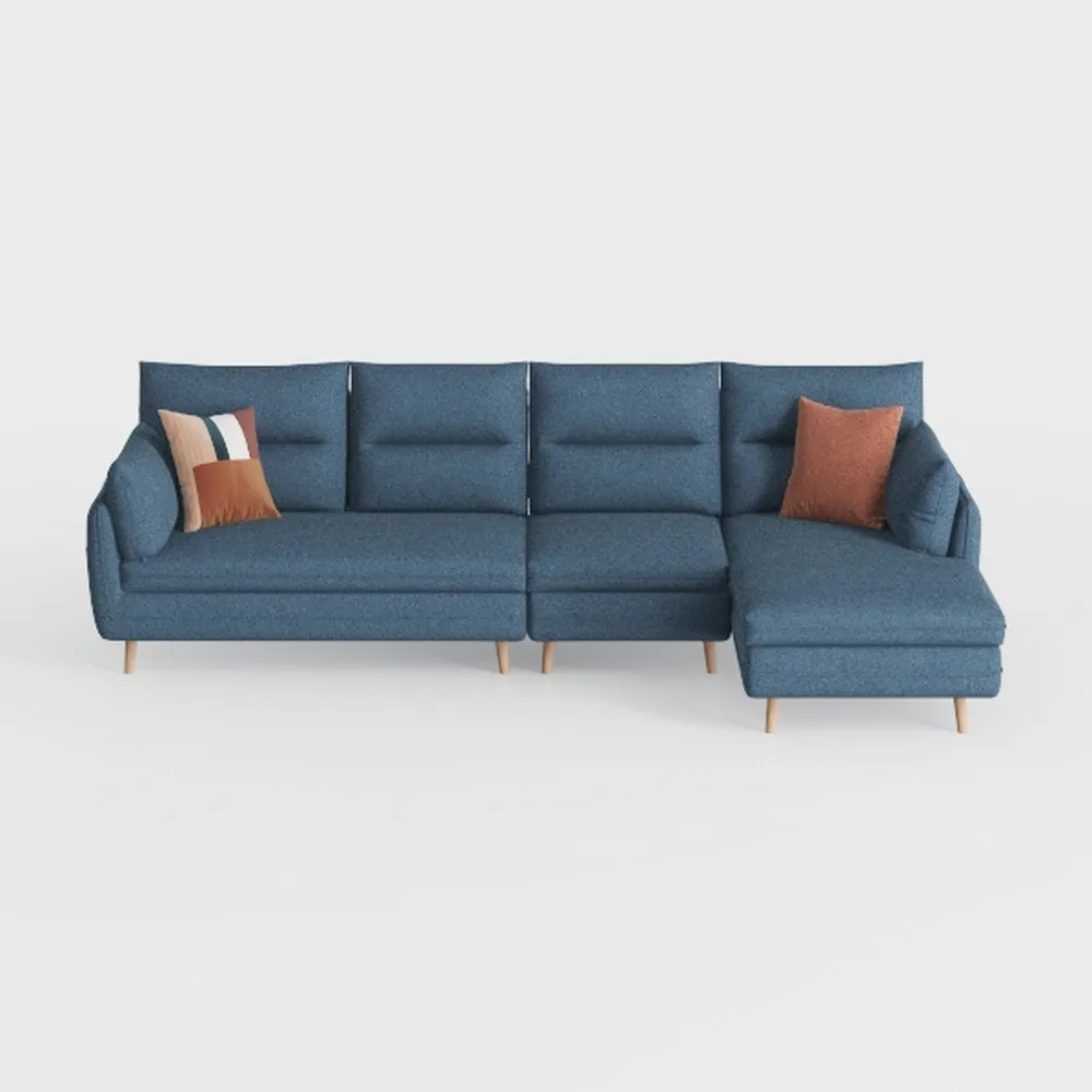 Sectional Couch Modern Sofa with USB, with Adjusta