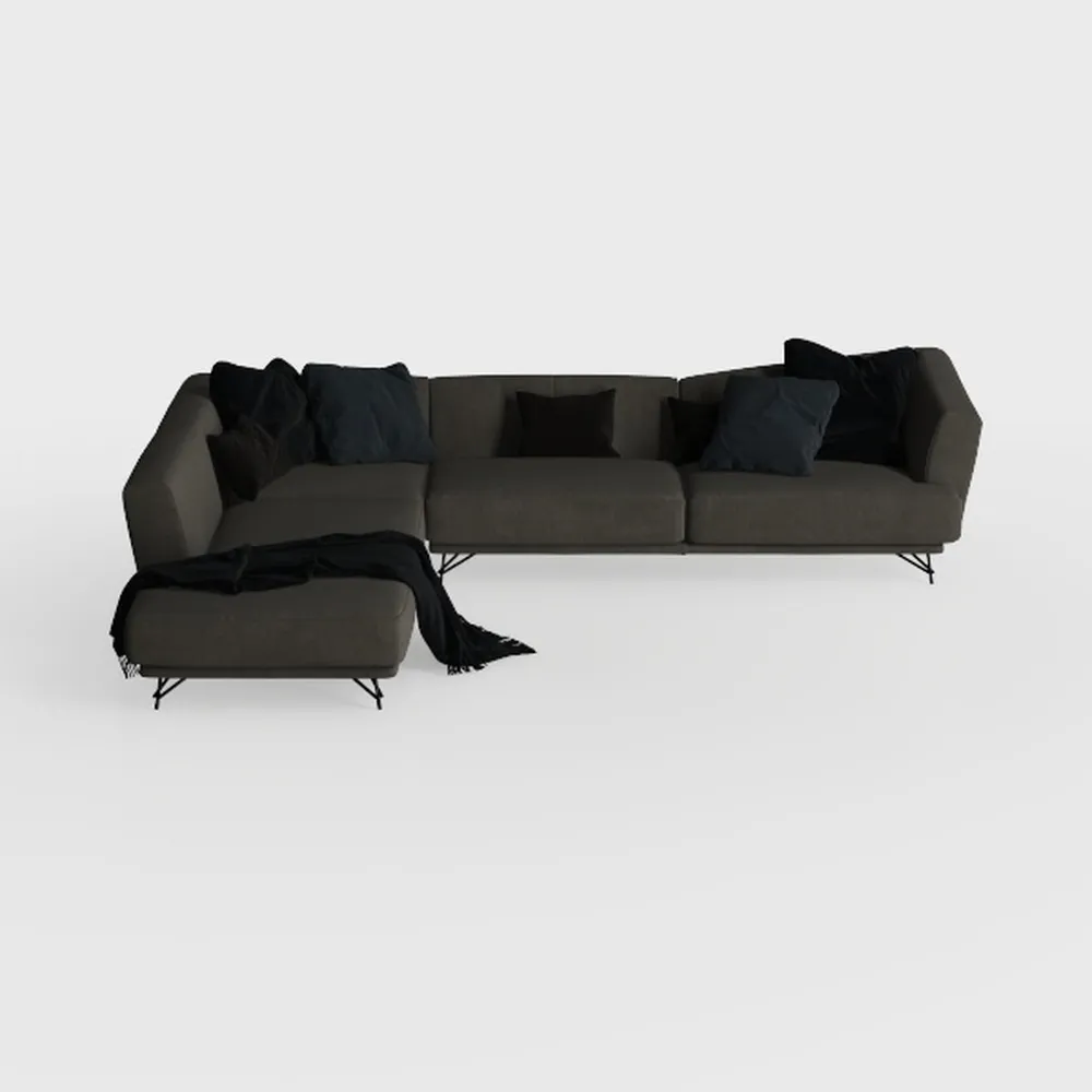 YI DANICA L-Shaped Sectional Couch – Modular with 
