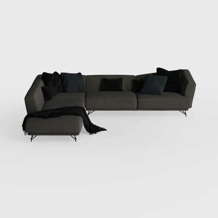 YI DANICA L-Shaped Sectional Couch – Modular with 