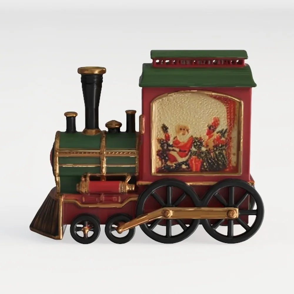 Christmas Snow Globe Lantern_ai generated