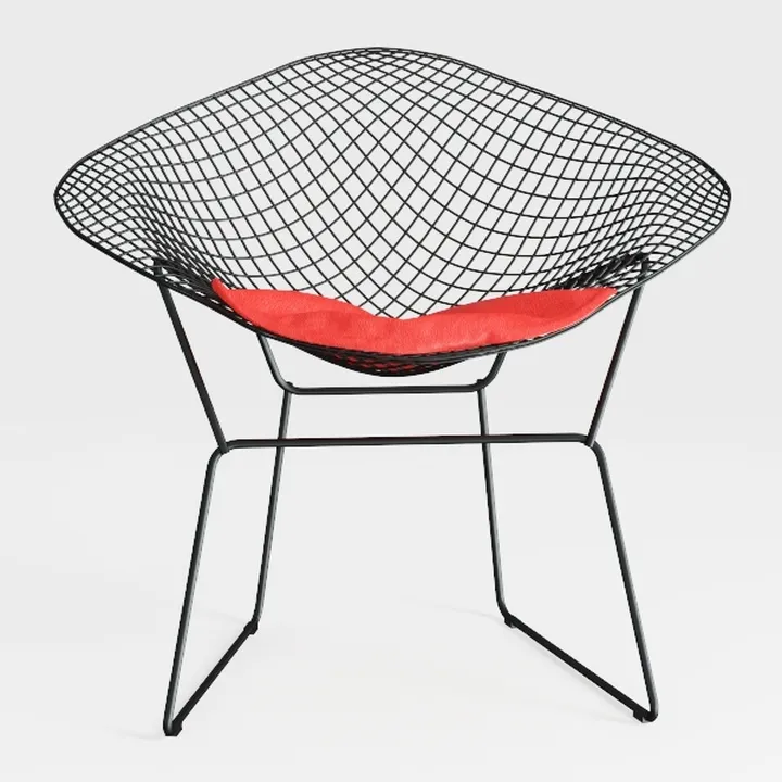 Black Arm Chair Set of 1