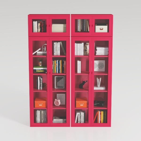 bookcase-Viva Magenta