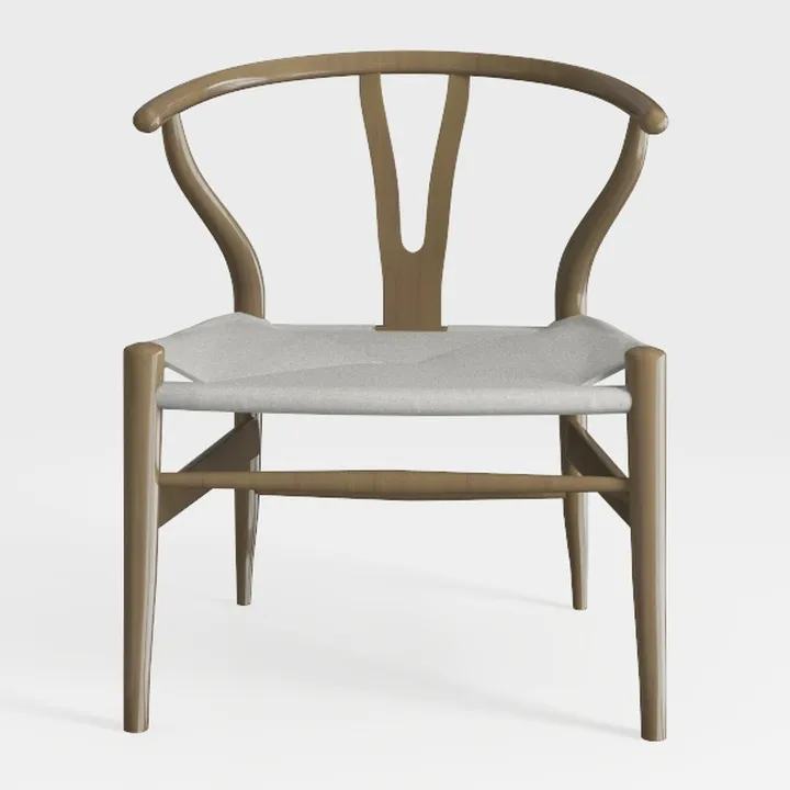 Ergonomic Solid Wood Chair Home Living Room Chair