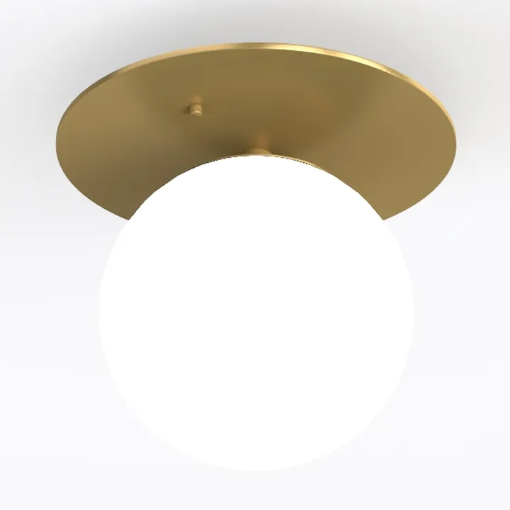 Dimmable Modern Mid-Century Ceiling Light, Black