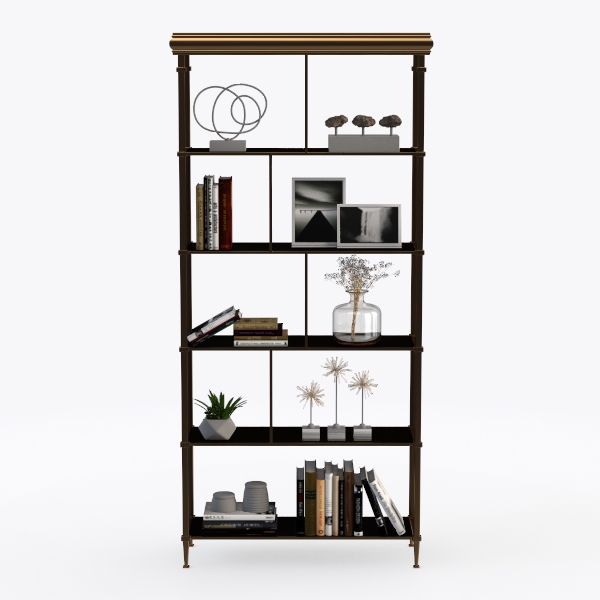LITTLE TREE Bookshelf, 7-Tier Bookcase, Tall Book