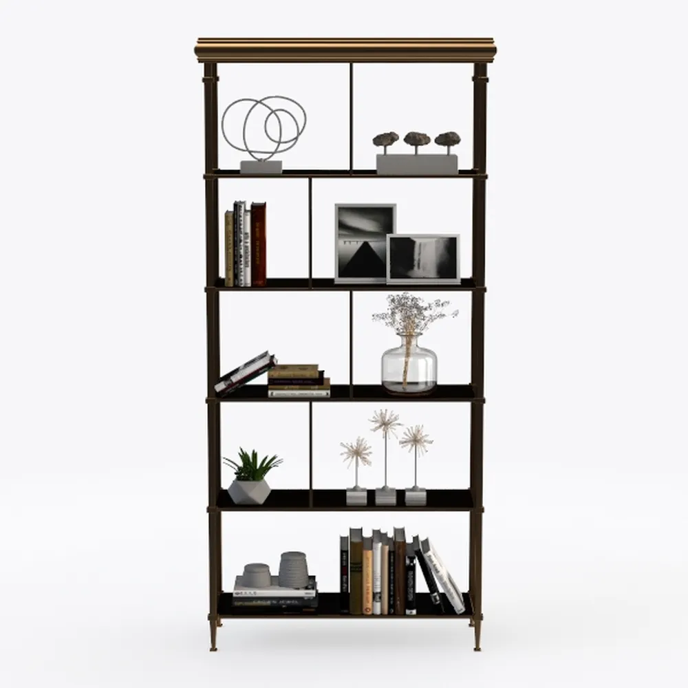 LITTLE TREE Bookshelf, 7-Tier Bookcase, Tall Book