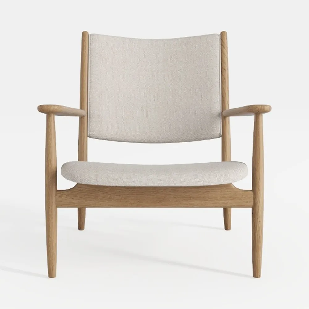 TREATLIFE HOME Leisure Armchair with Wooden Legs a