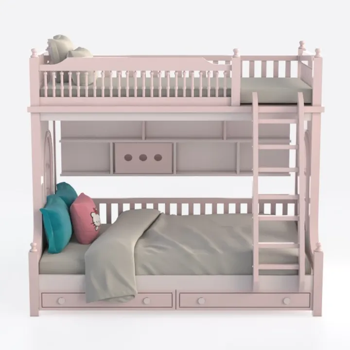 Angel Line Brandon Twin Over Twin Bunk Bed, White