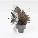 Ceramic Flower Vase Home Decor - Farmhouse Table  Right 45 Degree View