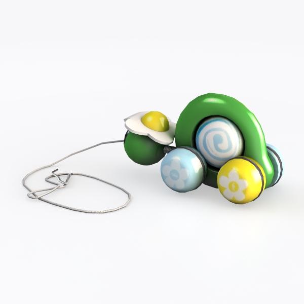 Lulu the turtle pull toy