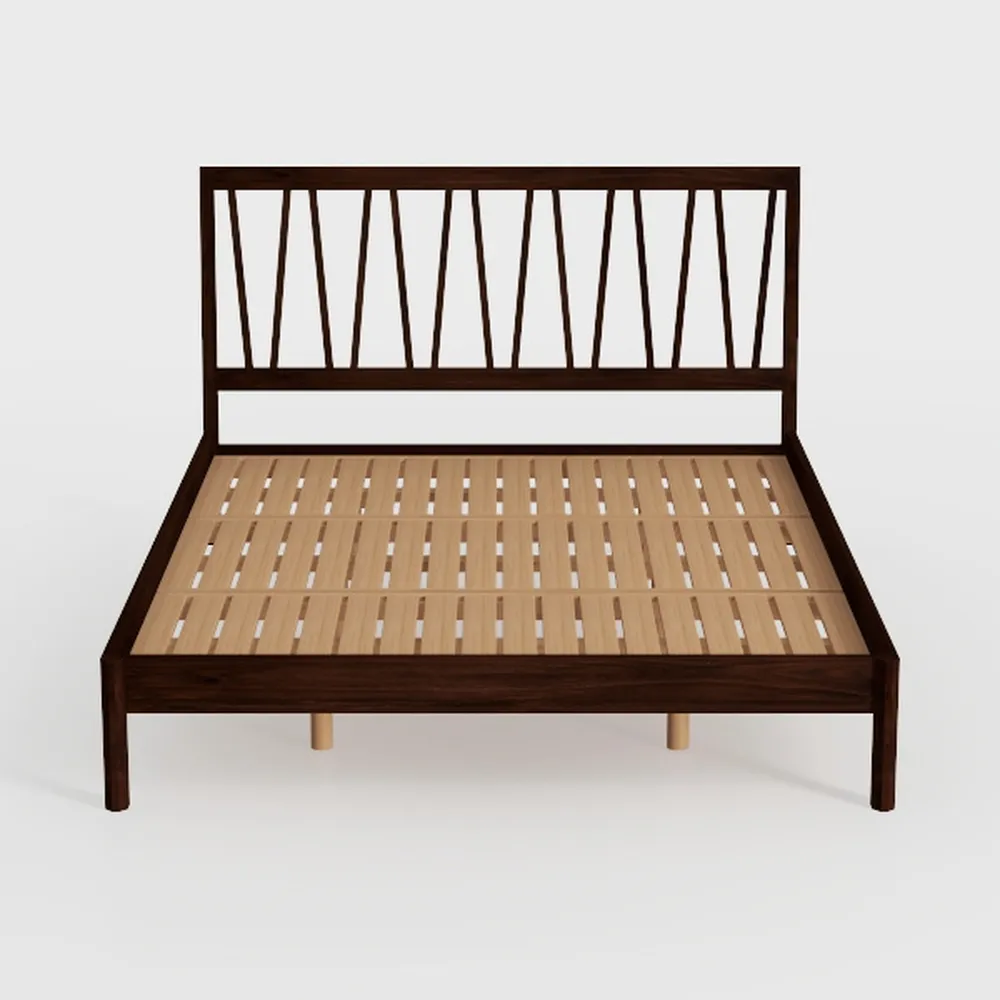 ZINUS Kai Bamboo and Metal Platform Bed Frame with