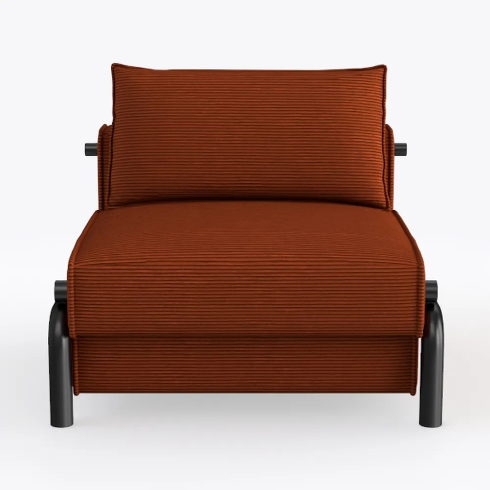 Modern Modular Chenille Sofa 1 Pieces Living Room 