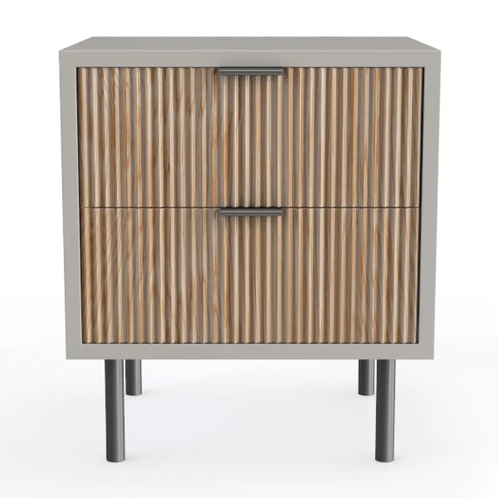 Fluted Sideboard Cabinet, Buffet Cabinets with