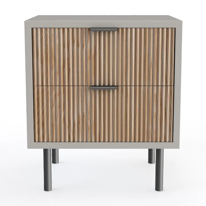Fluted Sideboard Cabinet, Buffet Cabinets with