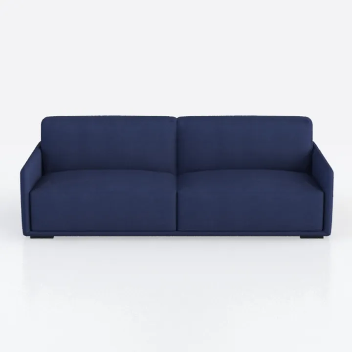 Jennifer Taylor Home Alexa Settee, Dark Sapphire