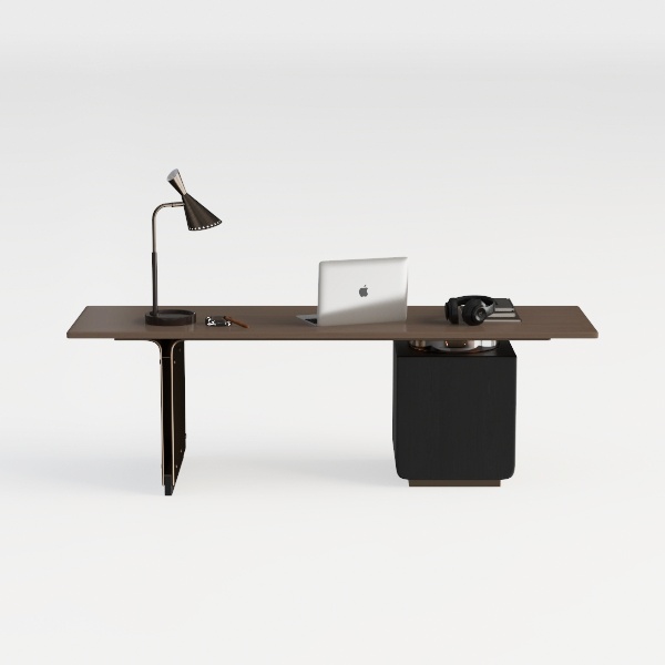LITTLE TREE 62-Inch Computer Desk, Large Simple Wr