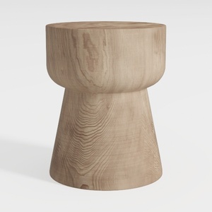 The Urban Port Joana Side End Table, Sandblasted