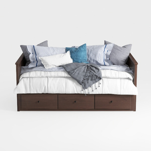 Twin Size Daybed with Storage Drawers,Velvet Uphol