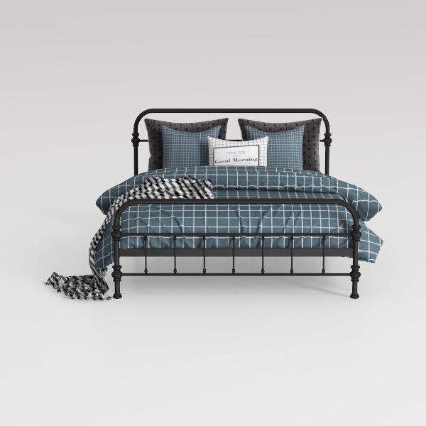 BOWERY HILL Bed - Queen - Metal Bed Rail Included