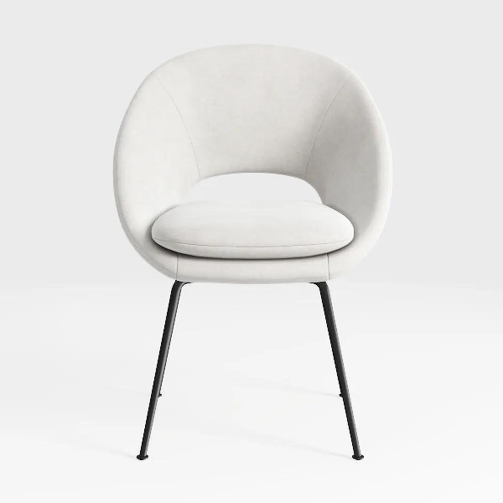 VECELO Velvet Accent Chair, Upholstered Armchair w