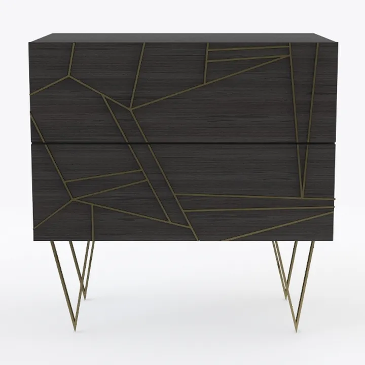 LYNSOM 2er Set Shoe Cabinet with 4 Flip Drawers