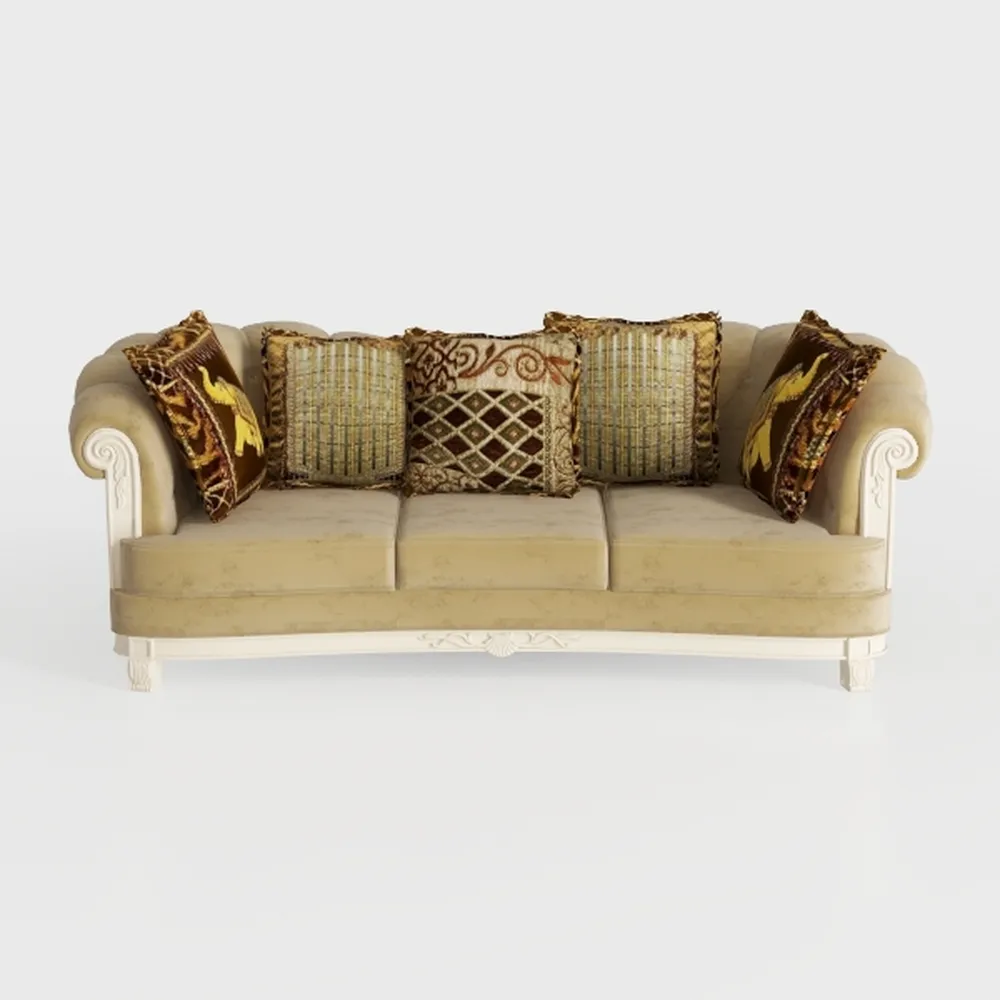 QHITTY Accent Large Sofa, Chesterfield Couch 3