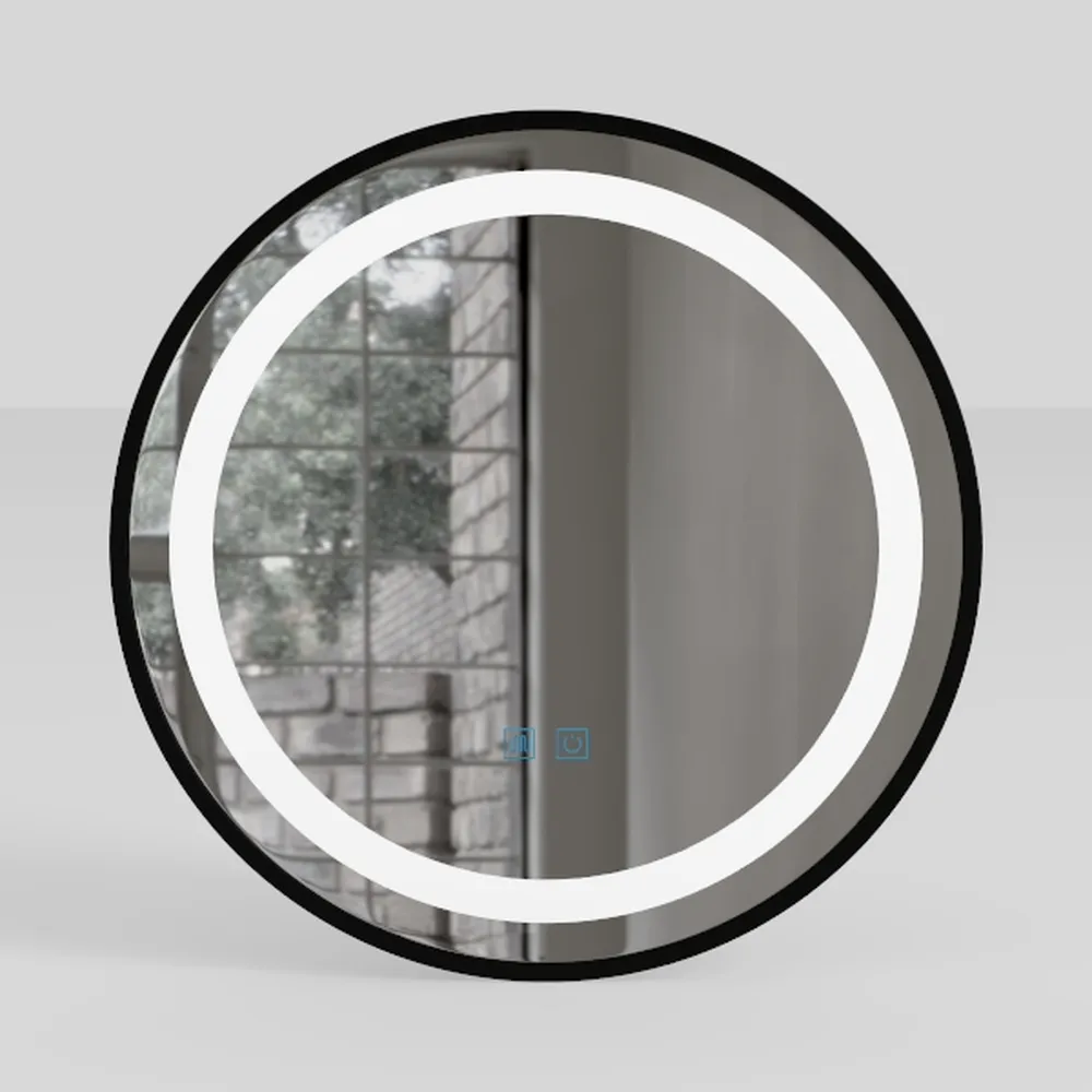 28" Round LED Bathroom Mirror with Lights
