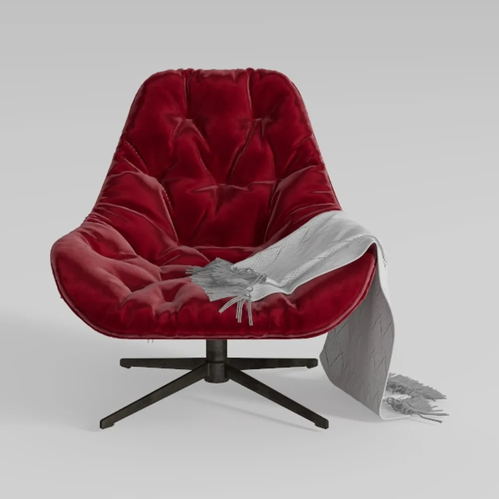 Lazy Chair with Folding Ottoman,Leisure Sofa