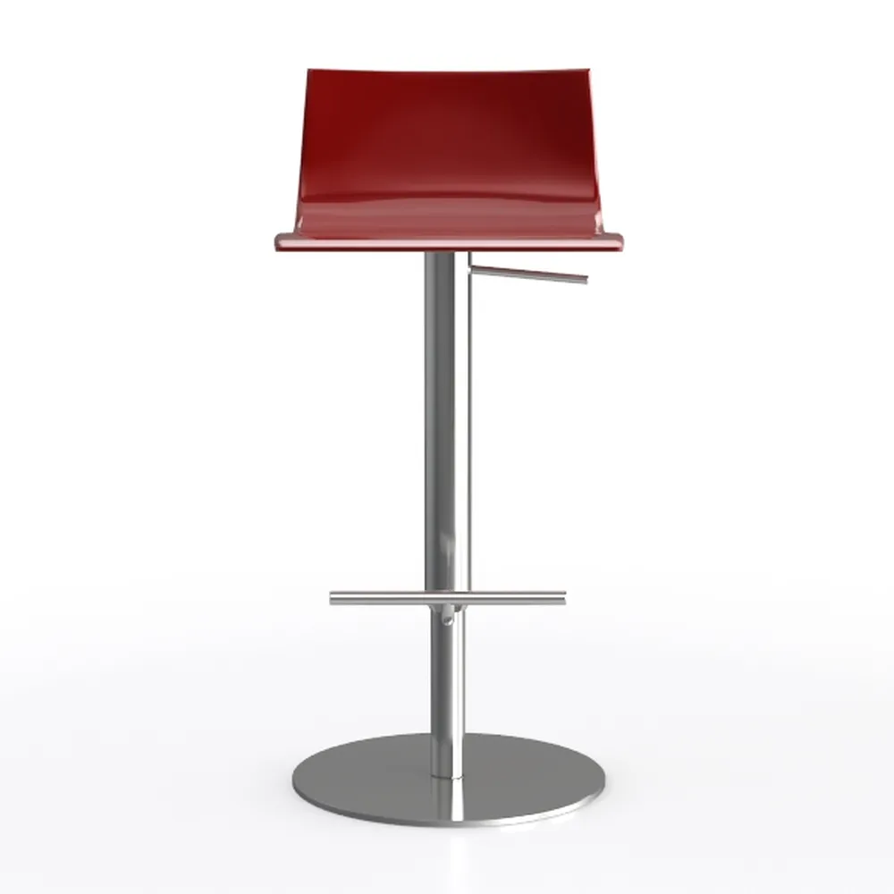 BestOffice Bar Stools Set of 2, Adjustable PU 