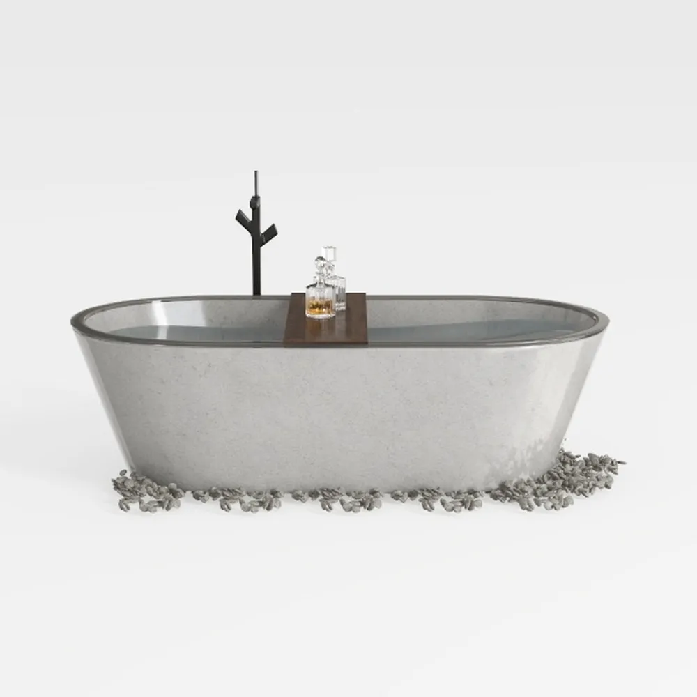 Empava 69 Inch Freestanding Bathtub - Acrylic