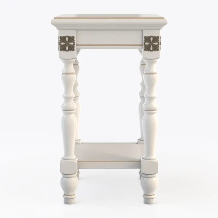 TaoHFE European Style End Tables Living Room White