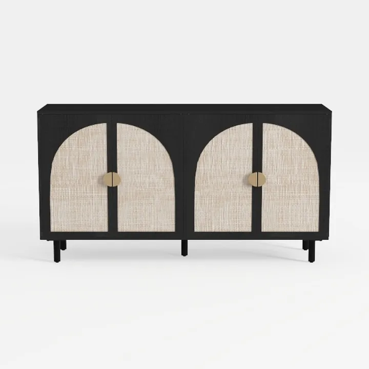 Yechen Set of 2 Sideboard Cabinet with Natural